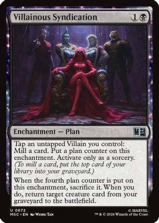 Villainous Syndication (MSC-672)  - Commander: Marvel Super Heroes