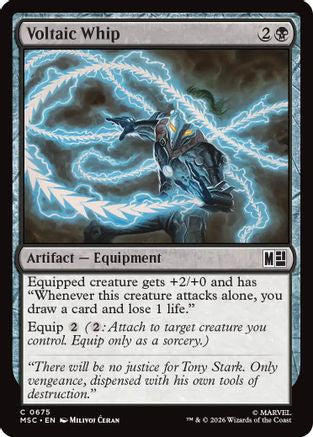 Voltaic Whip (MSC-675)  - Commander: Marvel Super Heroes
