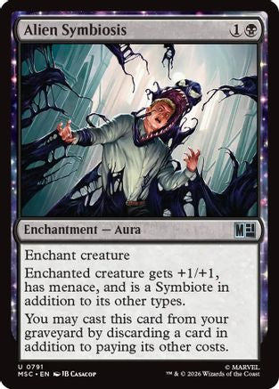 Alien Symbiosis (MSC-791)  Foil - Commander: Marvel Super Heroes