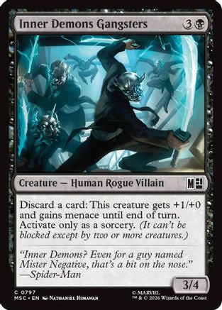 Inner Demons Gangsters (MSC-797)  - Commander: Marvel Super Heroes