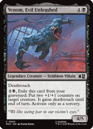 Venom, Evil Unleashed (MSC-800)  - Commander: Marvel Super Heroes