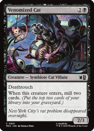 Venomized Cat (MSC-801)  - Commander: Marvel Super Heroes