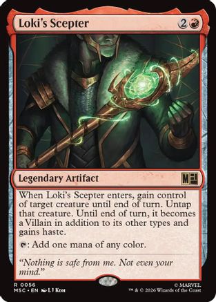 Loki's Scepter (MSC-056)  Foil - Commander: Marvel Super Heroes