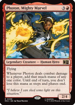 Photon, Mighty Marvel (MSC-058)  - Commander: Marvel Super Heroes