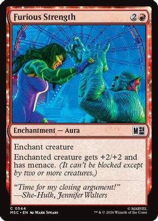 Furious Strength (MSC-544)  - Commander: Marvel Super Heroes
