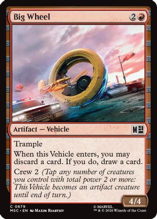 Big Wheel (MSC-679)  Foil - Commander: Marvel Super Heroes