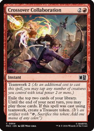 Crossover Collaboration (MSC-684)  Foil - Commander: Marvel Super Heroes