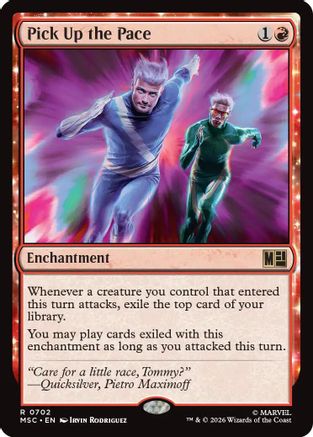 Pick Up the Pace (MSC-702)  Foil - Commander: Marvel Super Heroes