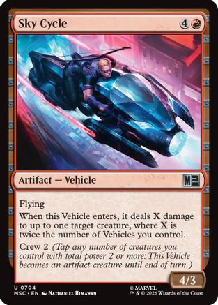 Sky Cycle (MSC-704)  - Commander: Marvel Super Heroes