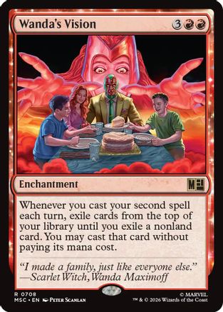 Wanda's Vision (MSC-708)  Foil - Commander: Marvel Super Heroes