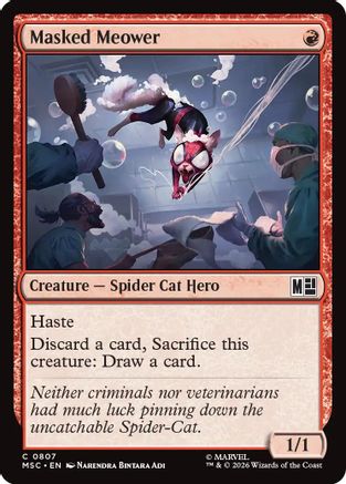 Masked Meower (MSC-807)  - Commander: Marvel Super Heroes