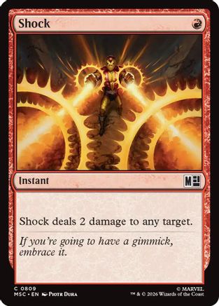 Shock (MSC-809)  - Commander: Marvel Super Heroes