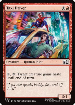 Taxi Driver (MSC-811)  Foil - Commander: Marvel Super Heroes