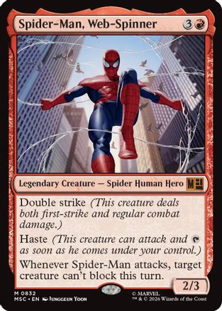 Spider-Man, Web-Spinner (MSC-832)  - Commander: Marvel Super Heroes
