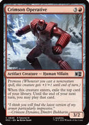 Crimson Operative (MSC-848)  - Commander: Marvel Super Heroes