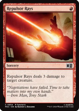 Repulsor Rays (MSC-854)  - Commander: Marvel Super Heroes