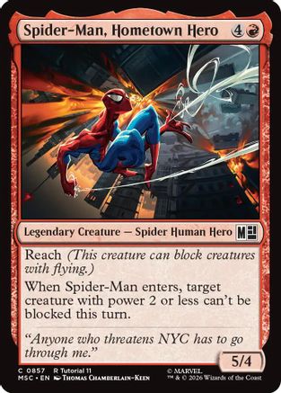 Spider-Man, Hometown Hero (MSC-857)  - Commander: Marvel Super Heroes