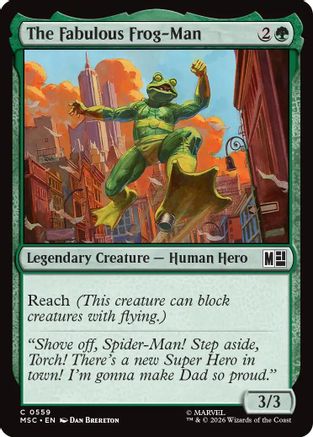 The Fabulous Frog-Man (MSC-559)  - Commander: Marvel Super Heroes