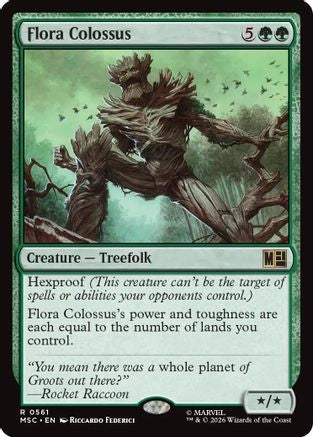 Flora Colossus (MSC-561)  - Commander: Marvel Super Heroes