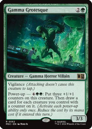 Gamma Grotesque (MSC-562)  Foil - Commander: Marvel Super Heroes