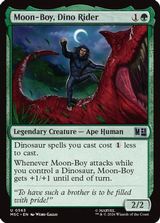 Moon-Boy, Dino Rider (MSC-563)  - Commander: Marvel Super Heroes
