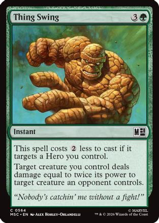 Thing Swing (MSC-564)  - Commander: Marvel Super Heroes
