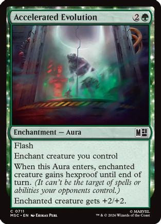 Accelerated Evolution (MSC-711)  - Commander: Marvel Super Heroes