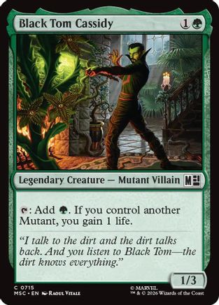 Black Tom Cassidy (MSC-715)  - Commander: Marvel Super Heroes