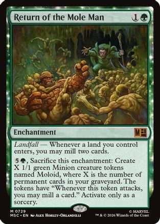 Return of the Mole Man (MSC-729)  Foil - Commander: Marvel Super Heroes
