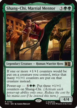 Shang-Chi, Martial Mentor (MSC-732)  Foil - Commander: Marvel Super Heroes