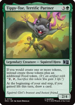 Tippy-Toe, Terrific Partner (MSC-734)  Foil - Commander: Marvel Super Heroes