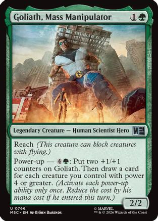 Goliath, Mass Manipulator (MSC-766)  - Commander: Marvel Super Heroes