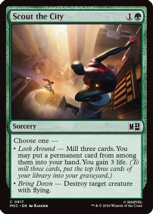 Scout the City (MSC-817)  Foil - Commander: Marvel Super Heroes