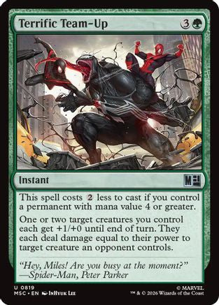 Terrific Team-Up (MSC-819)  - Commander: Marvel Super Heroes