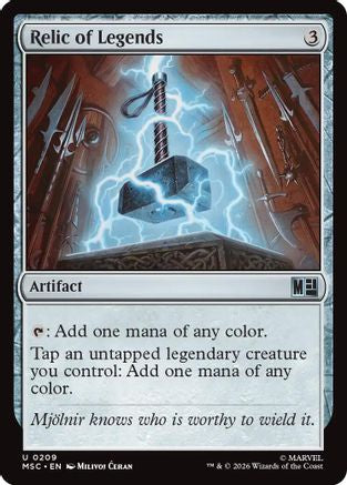 Relic of Legends (MSC-209)  - Commander: Marvel Super Heroes