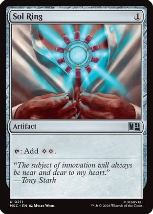 Sol Ring (MSC-211)  - Commander: Marvel Super Heroes