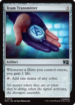Team Transmitter (MSC-573)  - Commander: Marvel Super Heroes