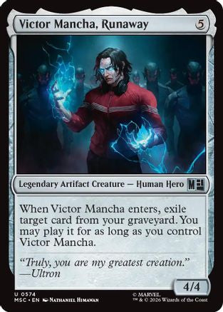 Victor Mancha, Runaway (MSC-574)  - Commander: Marvel Super Heroes