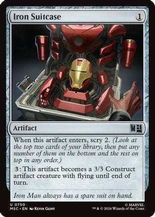 Iron Suitcase (MSC-750)  - Commander: Marvel Super Heroes