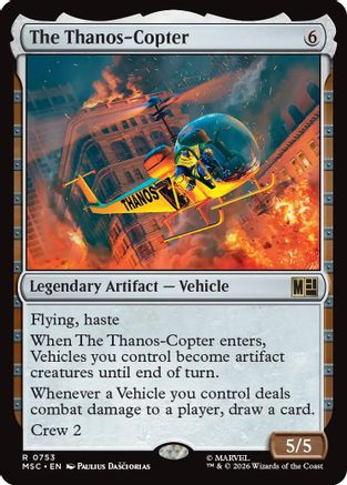 The Thanos-Copter (MSC-753)  - Commander: Marvel Super Heroes