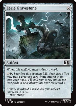 Eerie Gravestone (MSC-824)  - Commander: Marvel Super Heroes