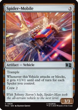 Spider-Mobile (MSC-826)  Foil - Commander: Marvel Super Heroes