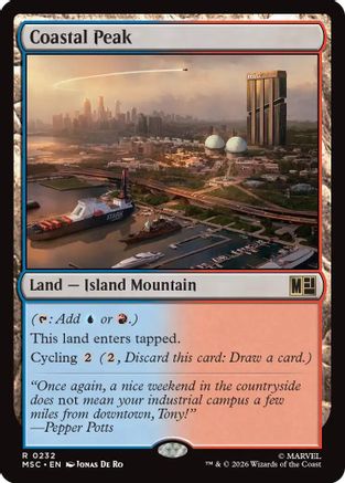 Coastal Peak (MSC-232)  - Commander: Marvel Super Heroes