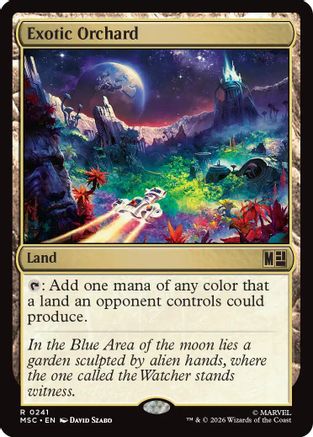 Exotic Orchard (MSC-241)  - Commander: Marvel Super Heroes