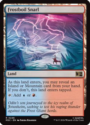 Frostboil Snarl (MSC-246)  - Commander: Marvel Super Heroes