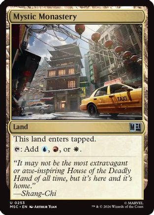 Mystic Monastery (MSC-253)  - Commander: Marvel Super Heroes