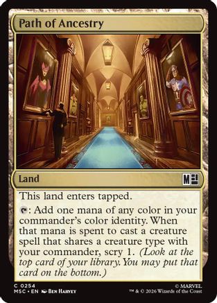 Path of Ancestry (MSC-254)  - Commander: Marvel Super Heroes