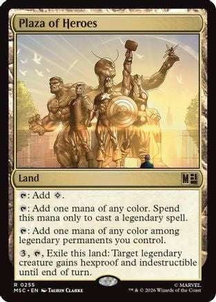 Plaza of Heroes (MSC-255)  - Commander: Marvel Super Heroes