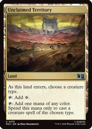 Unclaimed Territory (MSC-275)  - Commander: Marvel Super Heroes