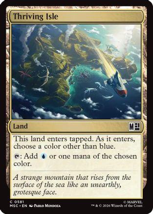 Thriving Isle (MSC-581)  Foil - Commander: Marvel Super Heroes
